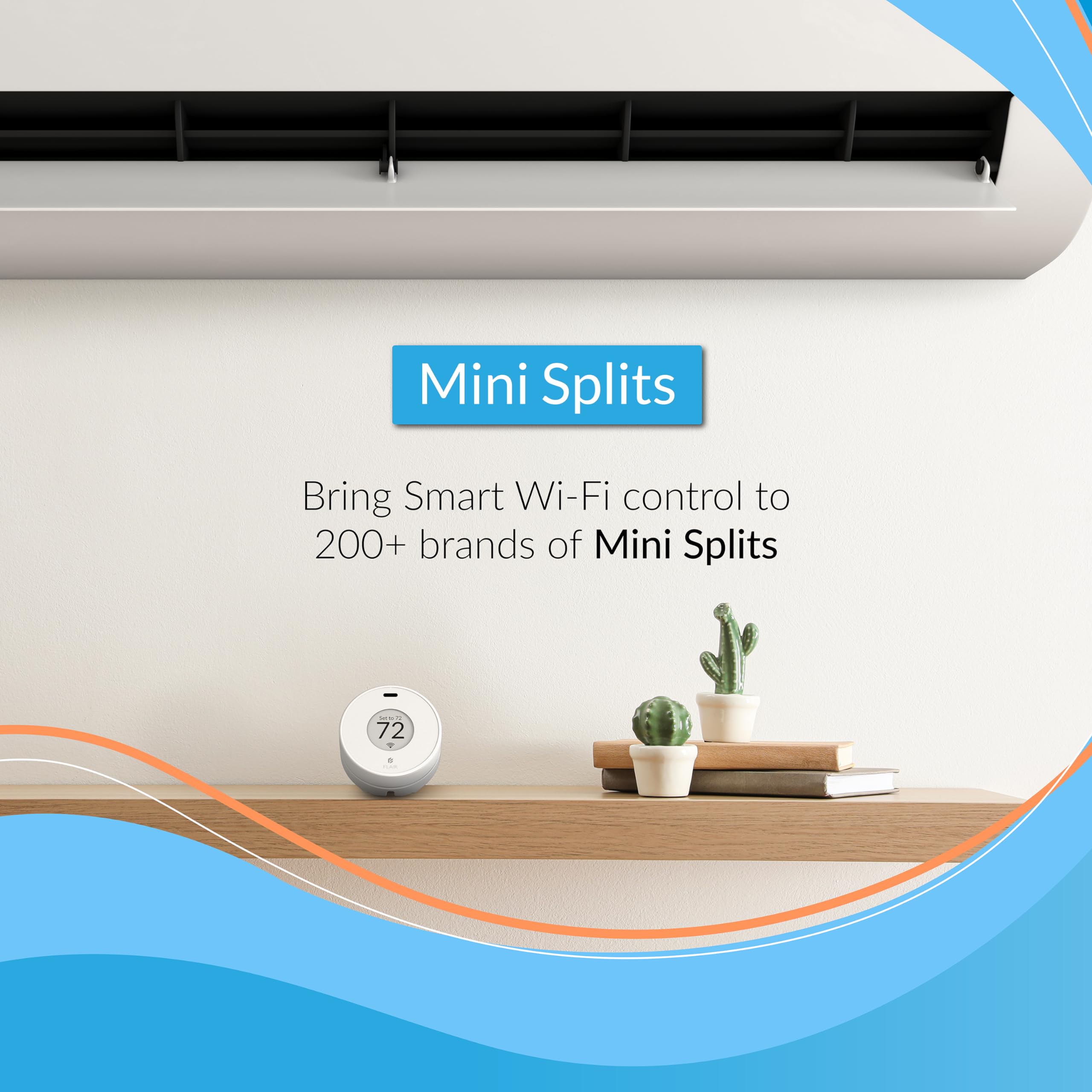 Flair Puck Wireless Smart Thermostat for Flair Smart Vents or Mini Split Control - View 4