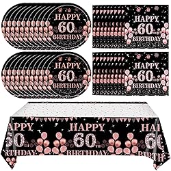41Pcs 60th Birthday Decorations for Women, Vintage