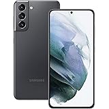 Samsung Galaxy S21 5G SM-G991B Standard Edition Dual-SIM 128GB + 8GB RAM Factory Unlocked Android Smartphone (Phantom Grey) -