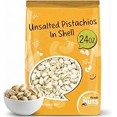 Gourmet Roasted California In Shell Pistachios Unsalted (24 oz.) Extra Large - Roasted to Perfection - Super Crunchy &amp; Delicious - Farm Fresh Nuts Brand