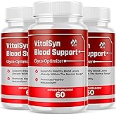 (3 Pack) Vitalsyn Capsules, Official Vitalsyn Blood Health Support Pills with All Natural Ingredients, Advanced Formula Supplement Pills with Maximum Strength Vitamins for Women and Men (180 Capsules)