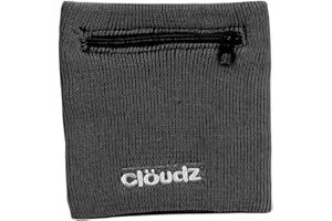 Cloudz : RFID Protection Travel Wrist Wallet - Black