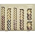 Nadex Coin Handling Tray | Bank Teller and Change Counter Coin Counting and Sorting Tray with 6 Compartments for U.S. Coins with Cover - 32 Coin Wrappers Included (Beige)