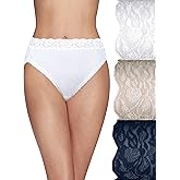 Vanity Fair Women’s Flattering Lace Panties: Lightweight & Silky with Superior Stretch