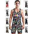 Exxact Sports Sublimated Adult & Youth Wrestling Singlet - Premium Powerlifting Singlet for Men & Boys, Unisex Singlets