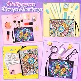 Flnlano Diamond Art Bags Craft Kit for Girls Ages 6-12 view 3