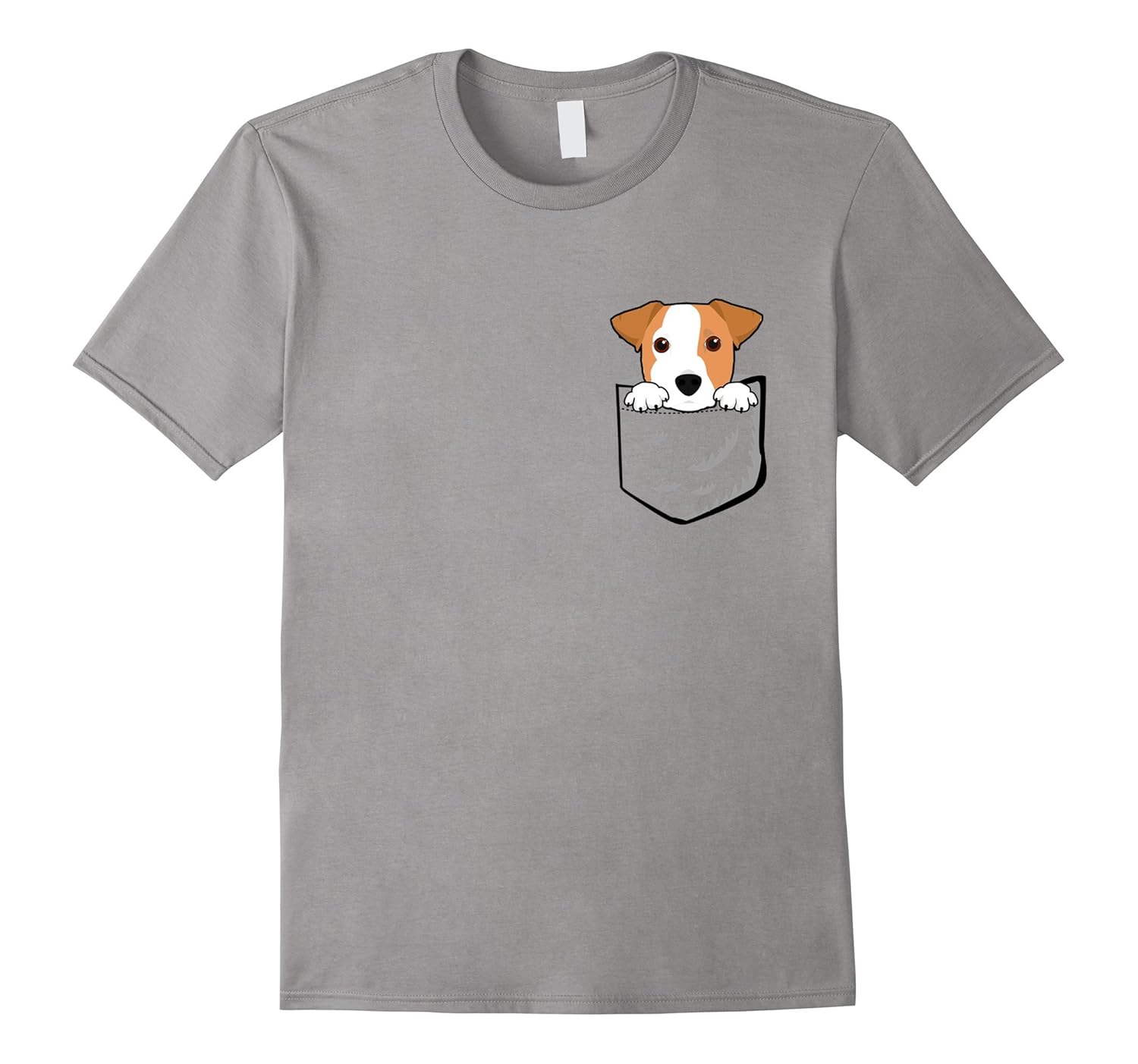 Adorable Little Jack Russell Terrier In The Pocket T-shirt-ANZ