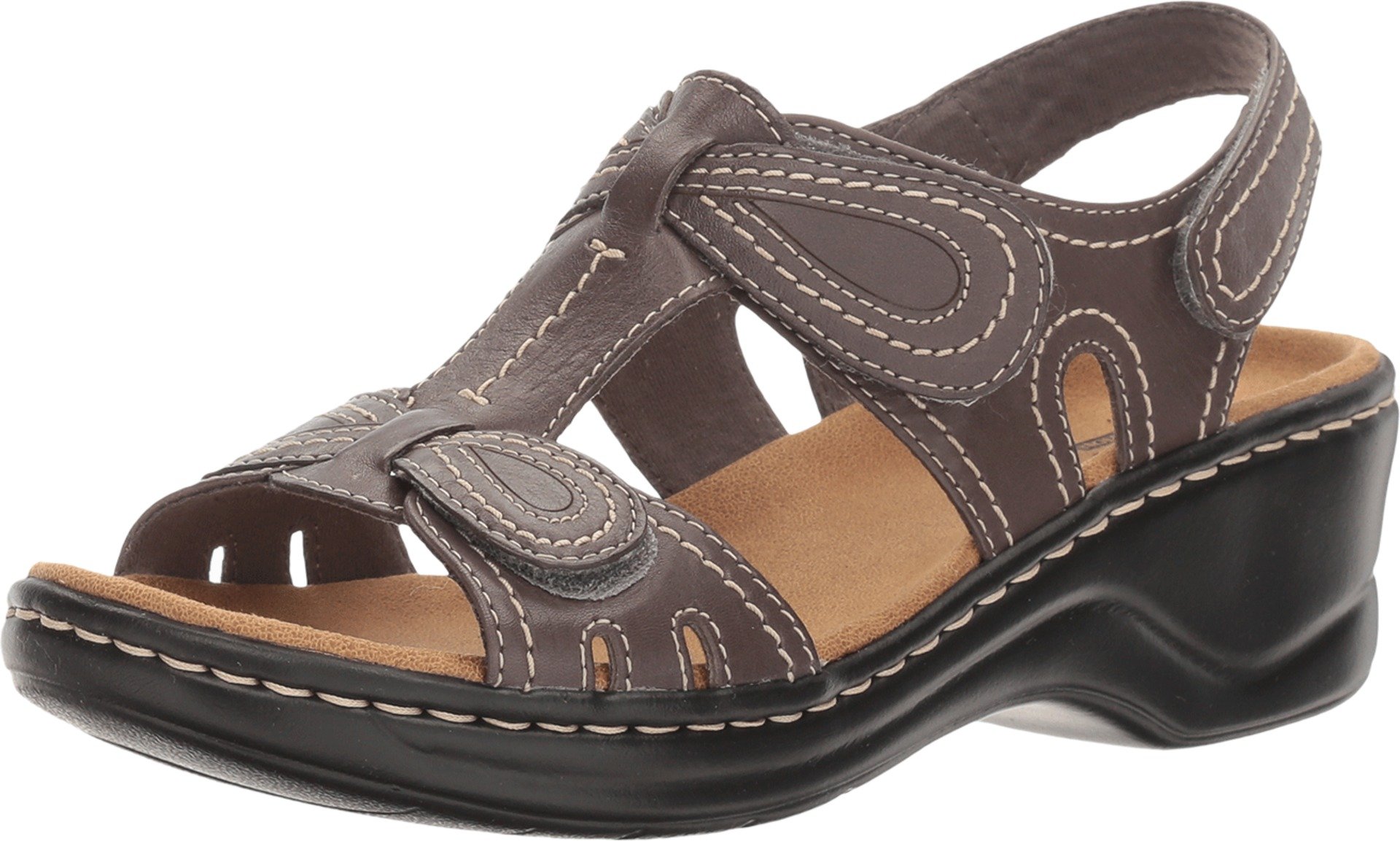 Buy Clarks Women's Lexi Walnut Sandal,Grey Leather,US 8.5 W Online at  desertcartQATAR