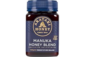 Arataki Manuka Honey Blend, 30+ MGO, Certified Multifloral, 500g, Product of New Zealand