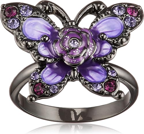 Amazon アナ スイ Anna Sui バタフライモチーフ リング Samr0700 Xv フリーサイズ リング 通販