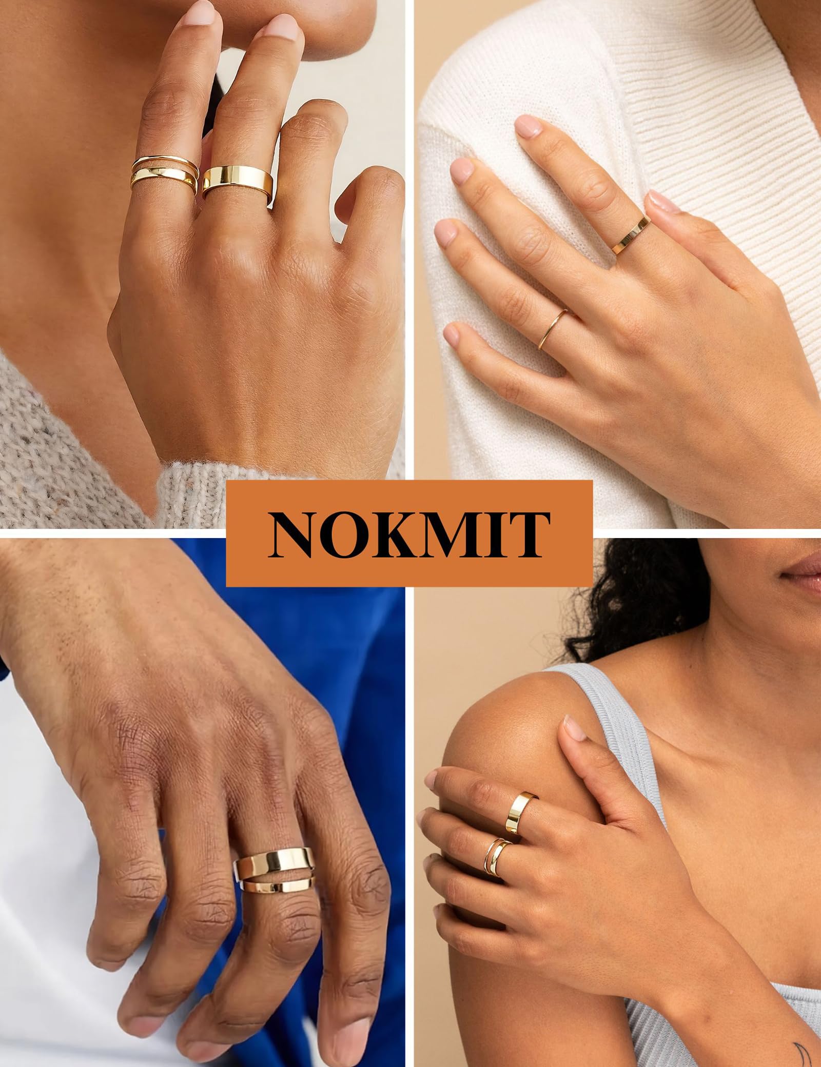 Gold Filled Stacking Rings