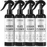 Complete Cleaning Kit for Tesla – Interior Cleaner, Exterior Cleaner, Glass Cleaner, Wheel Cleaner – All-in-One Detailing Solution for Tesla Model 3, Y, S, X