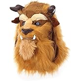 elope Disney Beast Mouth Mover Mask with Faux Fur and Moving Jaw, Officially Licensed