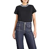 Cinq à Sept Women's Pearl Rhinestone Necklace Danielle Tee