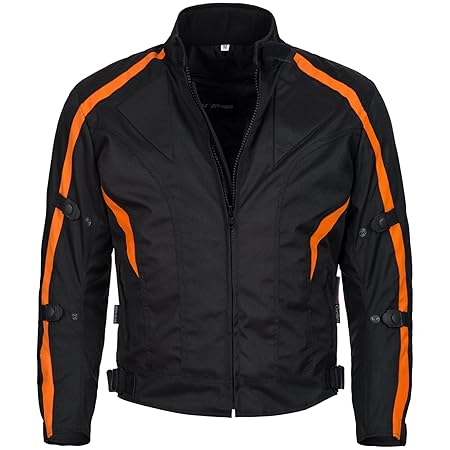Limitless Herren Motorradjacke mit Protektoren und Reflektoren - Textil Motorrad Jacke aus Cordura - wasserdicht Winddicht Sc