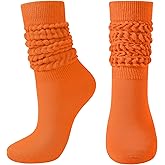 BOOPH Slouch Socks Women Scrunch Sock Knee High Slouchy Socks for Women Size 6-11