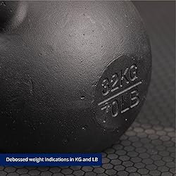 Titan Fitness 32 KG Cast Iron Kettlebell, Single