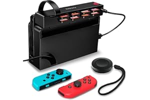 Park Sung Switch Game Card Reader, Upgrade Version Switch Game Switcher with Remote Control Switching, 8-in-1 Game Cards Holder (4 for Game Switch+4 for Storage) Quick Switching for Switch/Switch OLED