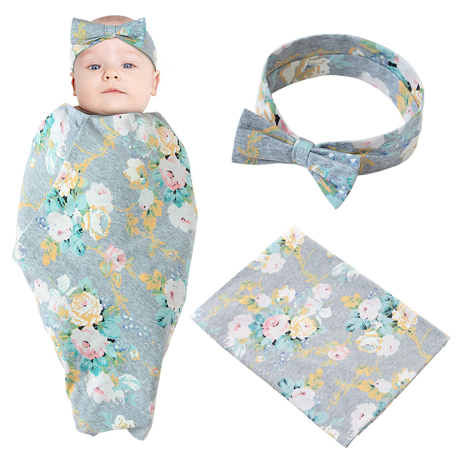 receiving blanket and headband