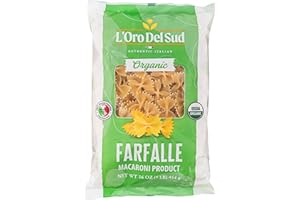 L'Oro Del Sud Farfalle Pasta, Italian Pasta, Premium Quality Product of Italy, 16 Ounce (Pack of 4)