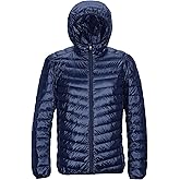 Men's Packable Puffer Jacket Lightweight Warm Winter Puffy Coats Windproof Insulated Jacket for Casual Hiking Travel