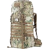 BACKFERRY 75L Tactical Backpack with Internal Frame, MOLLE, and Hydration System