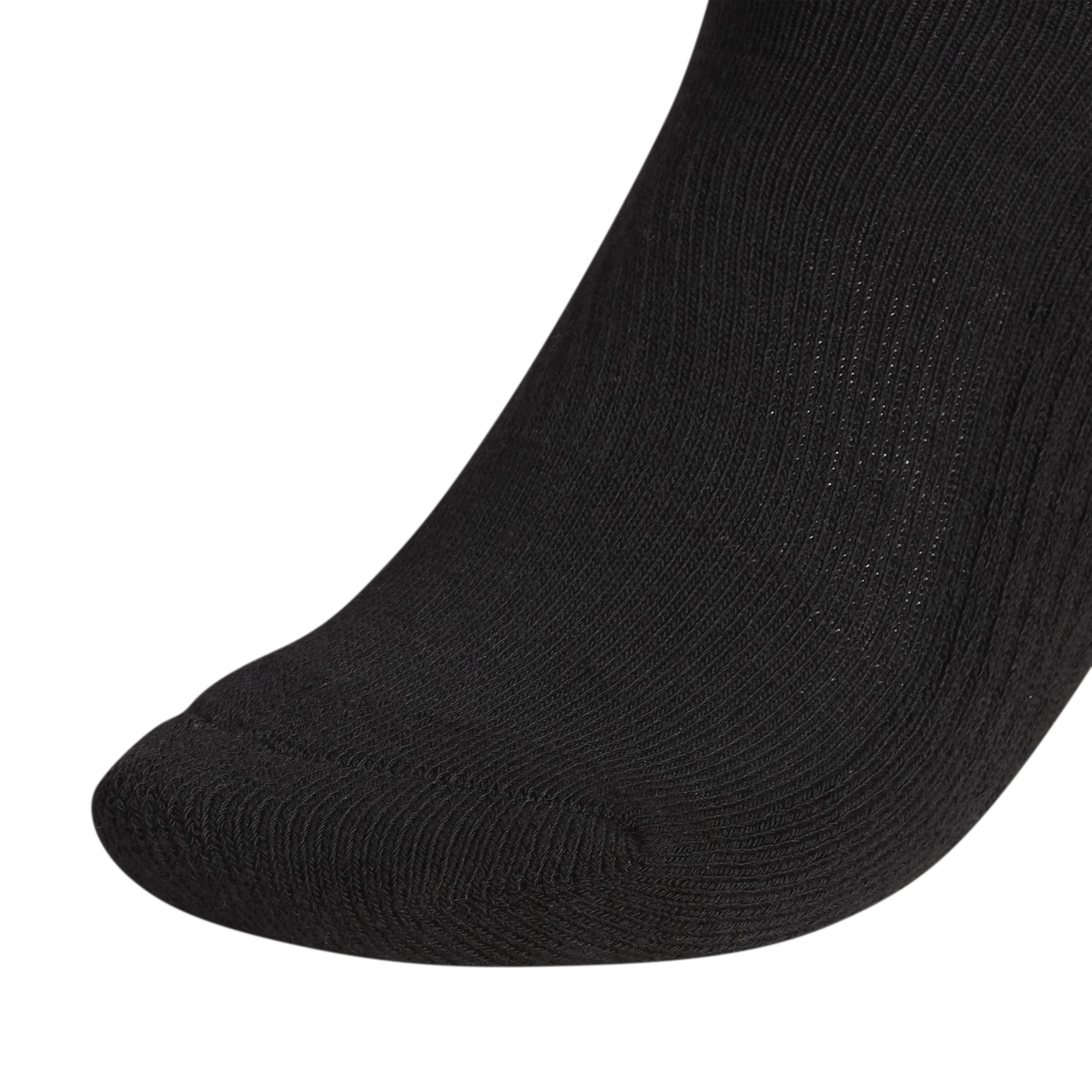 adidas Women's Athletic Cushioned Crew Socks with Arch Support, 6-Pack, Durable, Moisture-Wicking