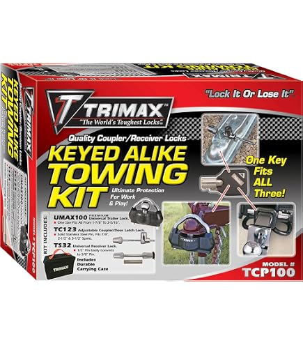 TRIMAX TWL100 Ultra-Max Wheel Lock Anti Theft – TWL100 Adjustable