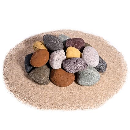  Ceramic Rock Pebbles Fireproof Ceramic