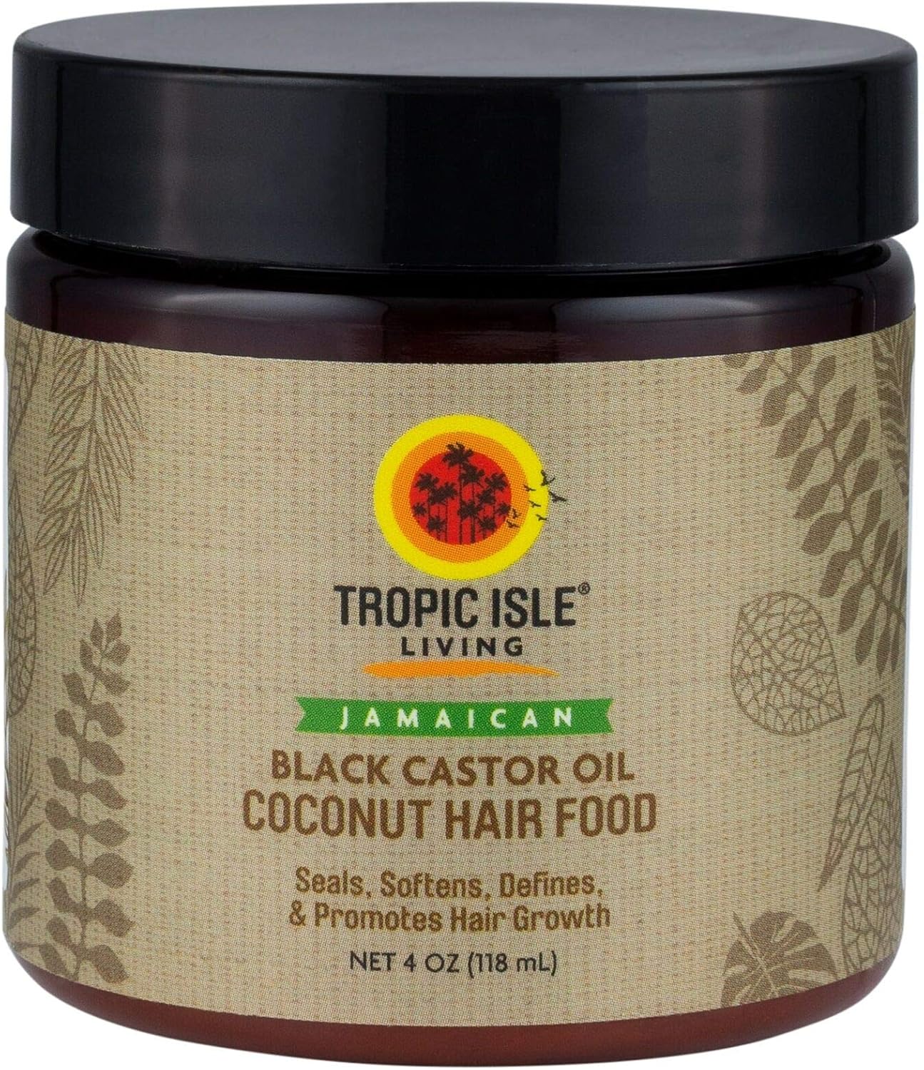 Jamaican Black Castor Oil Hair Food Coconut 118ml, 118 ml (Pack of 1)