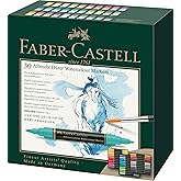 Faber-Castell Albrecht Durer Artists’ Watercolor Markers – 30 Assorted Colors – Multipurpose Art Markers …