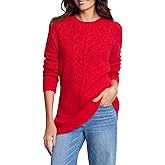 NIC+ZOE Women's Femme Cable Sweater