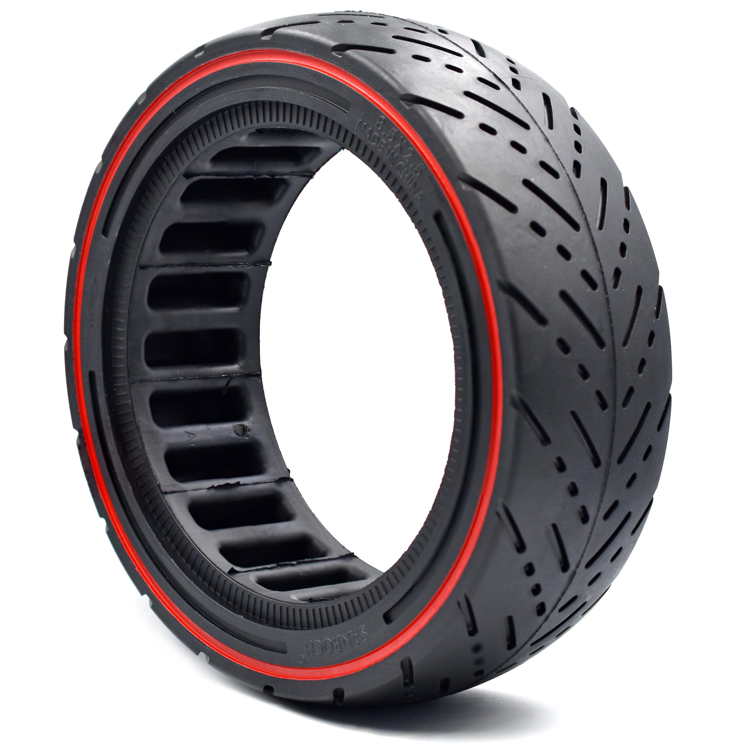 myBESTscooter - 8.5 x 2.5 Inch Solid Tyre Wheel For Dualtron Mini And Speedway Leger, Compatible With Front & Rear Wheel, Puncture-Proof Non-Slip For E-Scooter