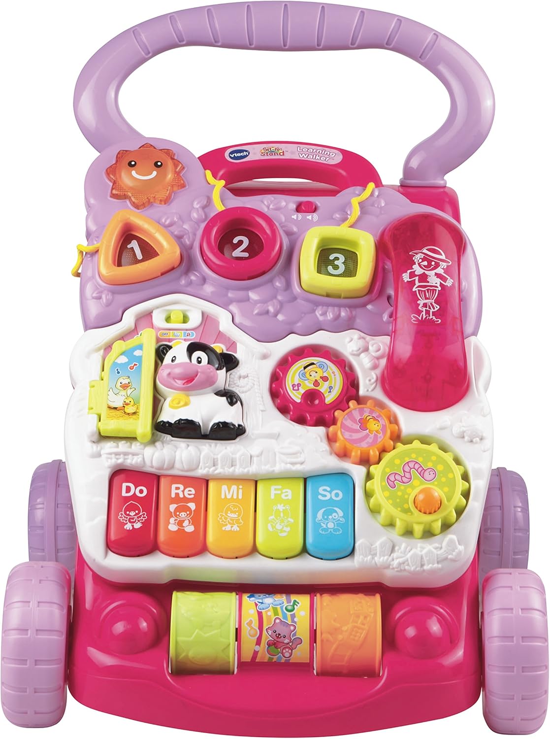 andador vtech rosa