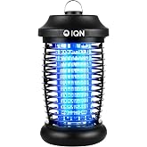 Bug Zapper Outdoor, Electric Plug-in Mosquito Zapper with 15W UV Light | 4200V Grid &amp; Easy On/Off Switch, Designed for Mosquitoes, Flies and Other Flying Insects in Indoor Outdoor Spaces（1 packs）