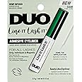 DUO Line It Lash It Clear Lash Adhesive, Hemp-Infused Precision Glue Eyeliner for Strip, Individuals, & Magnetic False Eyelashes, 0.12 Oz