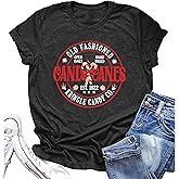 Women Christmas Shirts Candy Cane Tee Shirt Xmas Family Short Sleeve Tees Casual Merry Christmas Tops