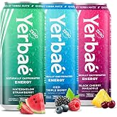 Yerba&eacute; Energy Beverage - Variety Power Pack, 0 Sugar, 0 Calories, 0 Carbs. Yerbae is Energized by Yerba Mate, Plant-Based, Healthy Alternative to Sugary Energy Drinks, 16oz cans (12 Pack)
