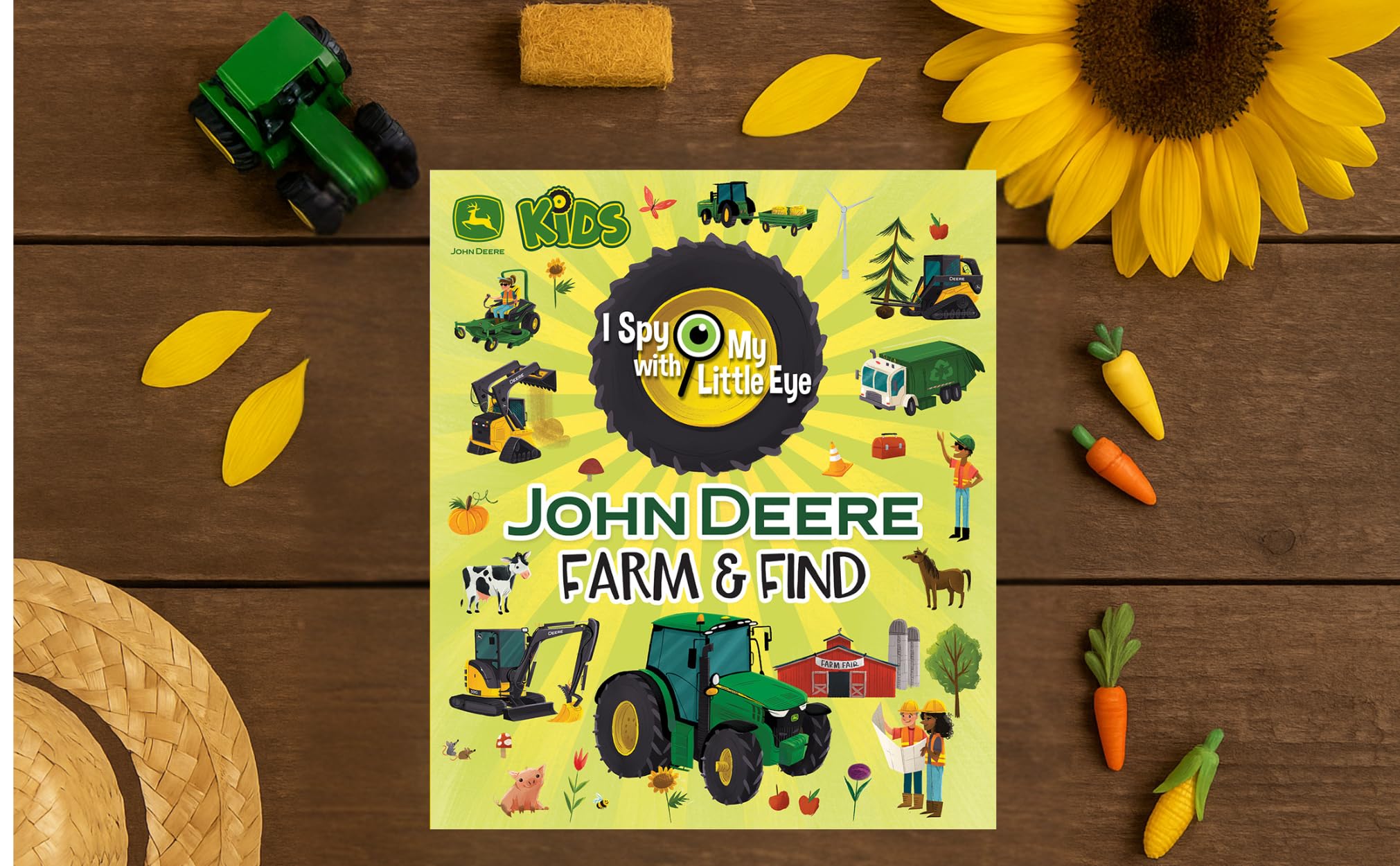 I Spy With My Little Eye John Deere Farm & Find - Kids Search, Find, and Seek Activity Book, Ages 3, 4, 5, 6+