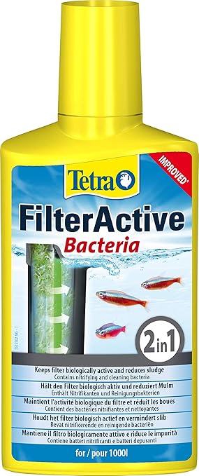 Tetra FilterActive Filterstarter (mit hochaktiven lebenden Bakterien, unterstützt biologische Aktivität im Aquarium, beschleu