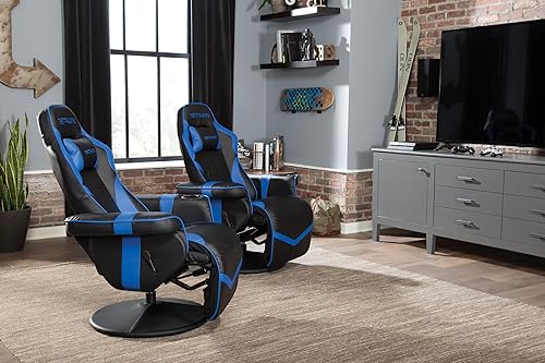 RESPAWN 900 Racing Style Gaming Recliner, Reclining Gaming Chair, in Blue  RSP 900 BLU
