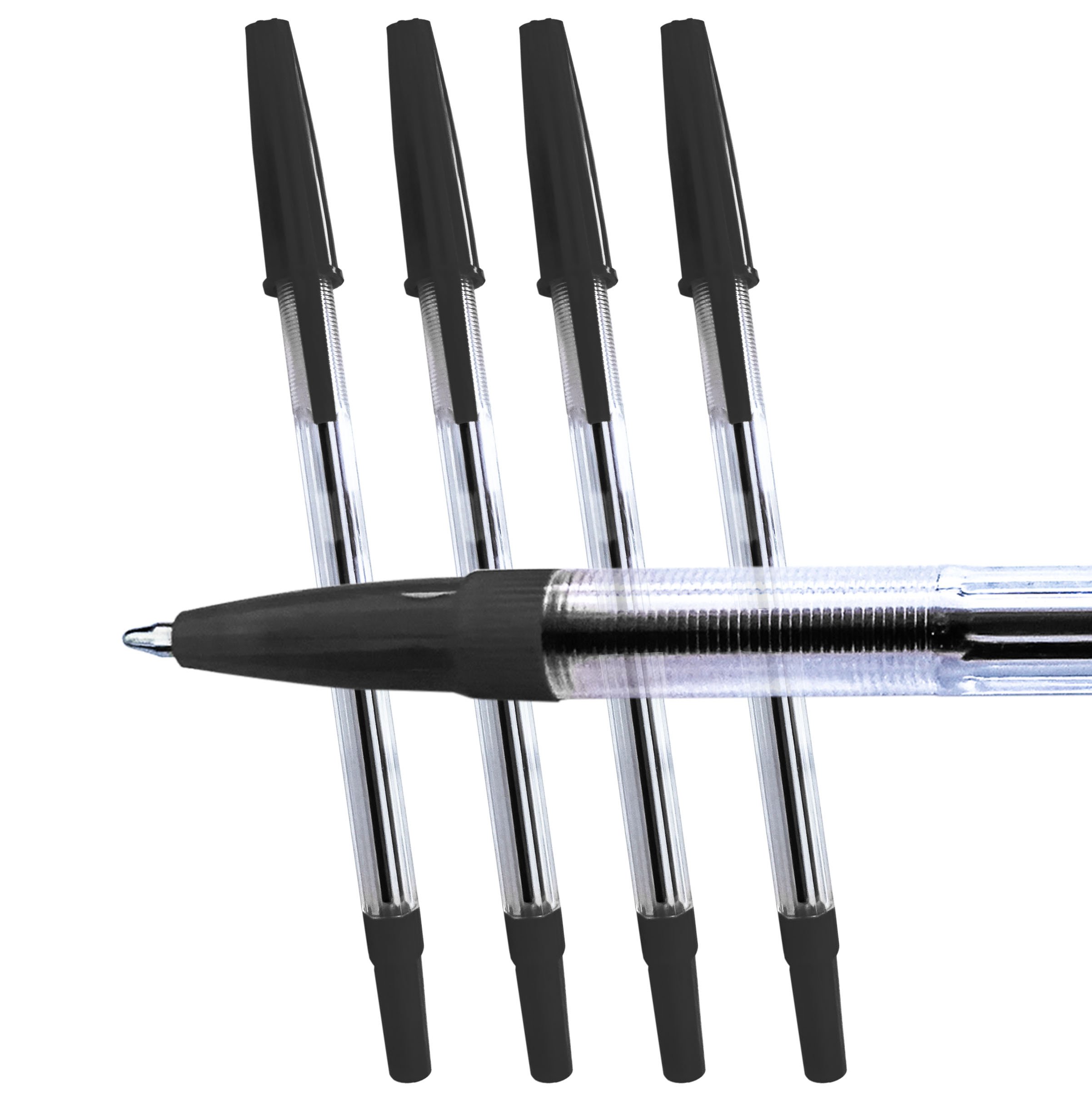 Stylostik Black Pens Pack of 50 Biros