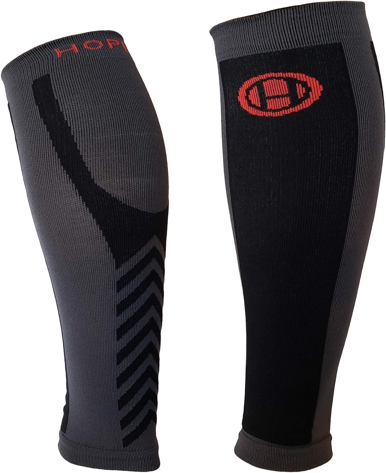 Hoplite Compression Calf Sleeves for Men & Women Made for Running, Lifting & OCR