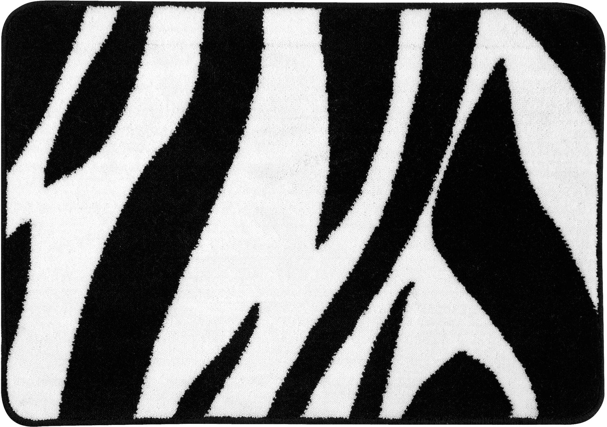 Sealskin Safari Bath Mat, Acrylic, Black, 60 x 2 x 90 cm