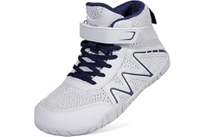 ZUSERIS Kids Wrestling Shoes Boys Girls Boxing Shoes Zero Drop Sole Minimalist Sneakers