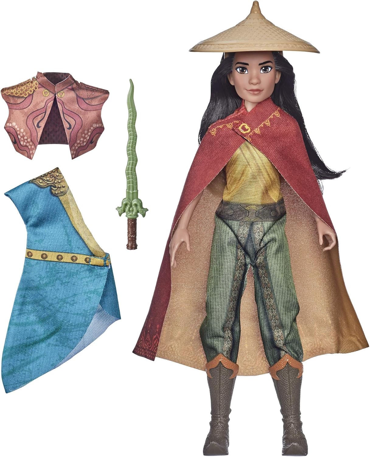 Disney Raya and the Last Dragon Raya's Adventure Styles, Fashion Doll with Clothes, Shoes and Sword Accessory - Image 4