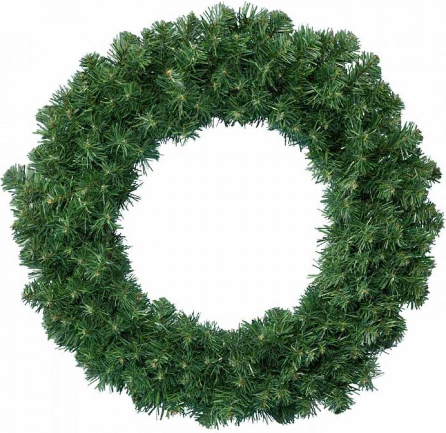 Premier 50cm Plain Green Canadian Pine Design Christmas Wreath Amazon