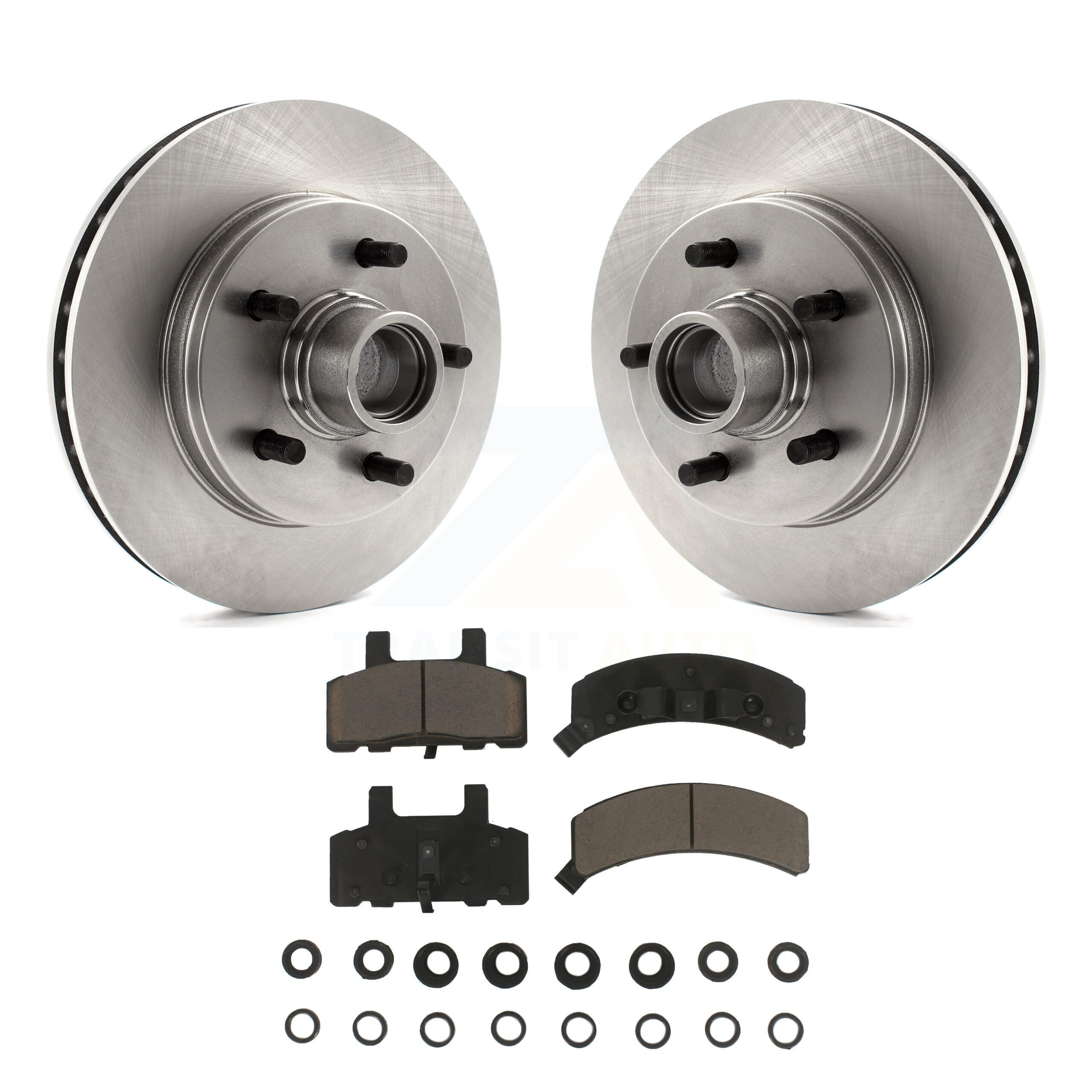 Front Brake Rotors & Pads Kit For Chevy Suburban, GMC Tahoe, Yukon – Drilled & Slotted