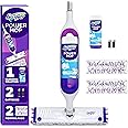 Swiffer PowerMop Multi-Surface Mop Kit for Floor Cleaning, Fresh Scent, Mopping Kit Includes PowerMop, 2 Mopping Pad Refills,