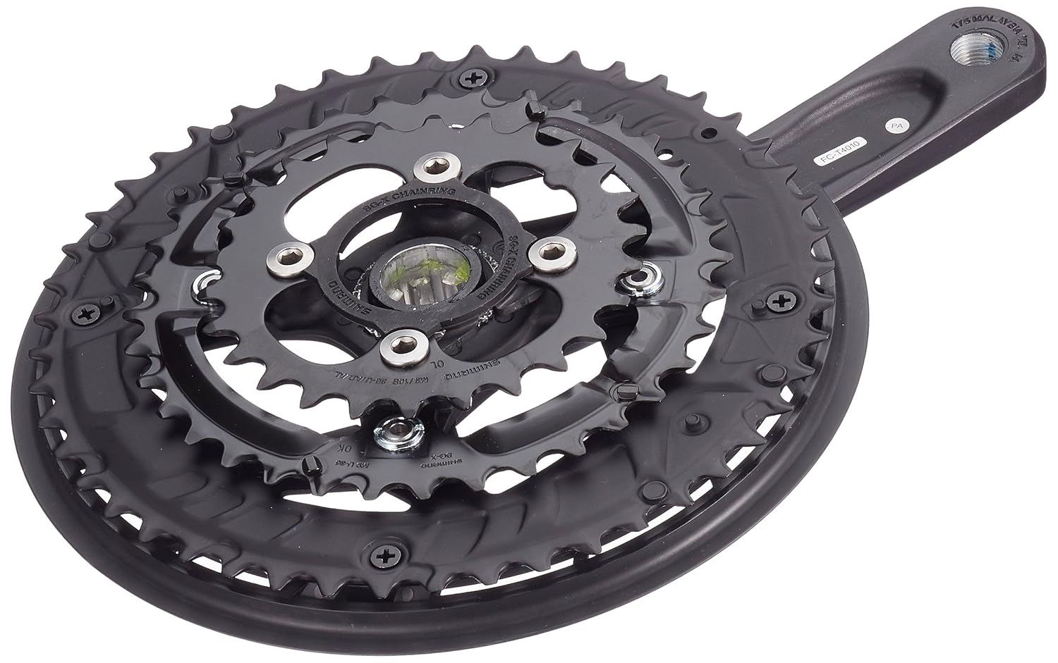 Shimano 2092822600 Crankset - Black, 17.5 x 17.5 x 3 cm: Amazon.co ...